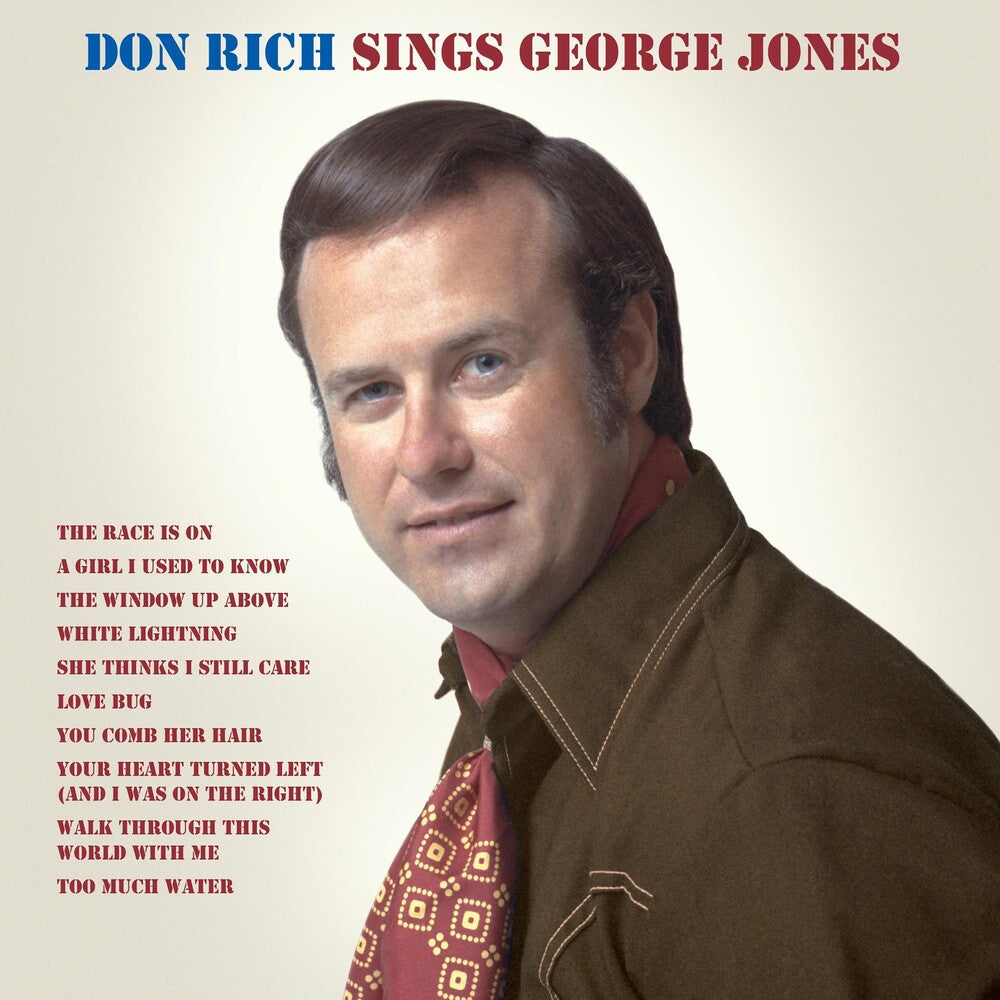 the album cover for Don Rich - Sings George Jones