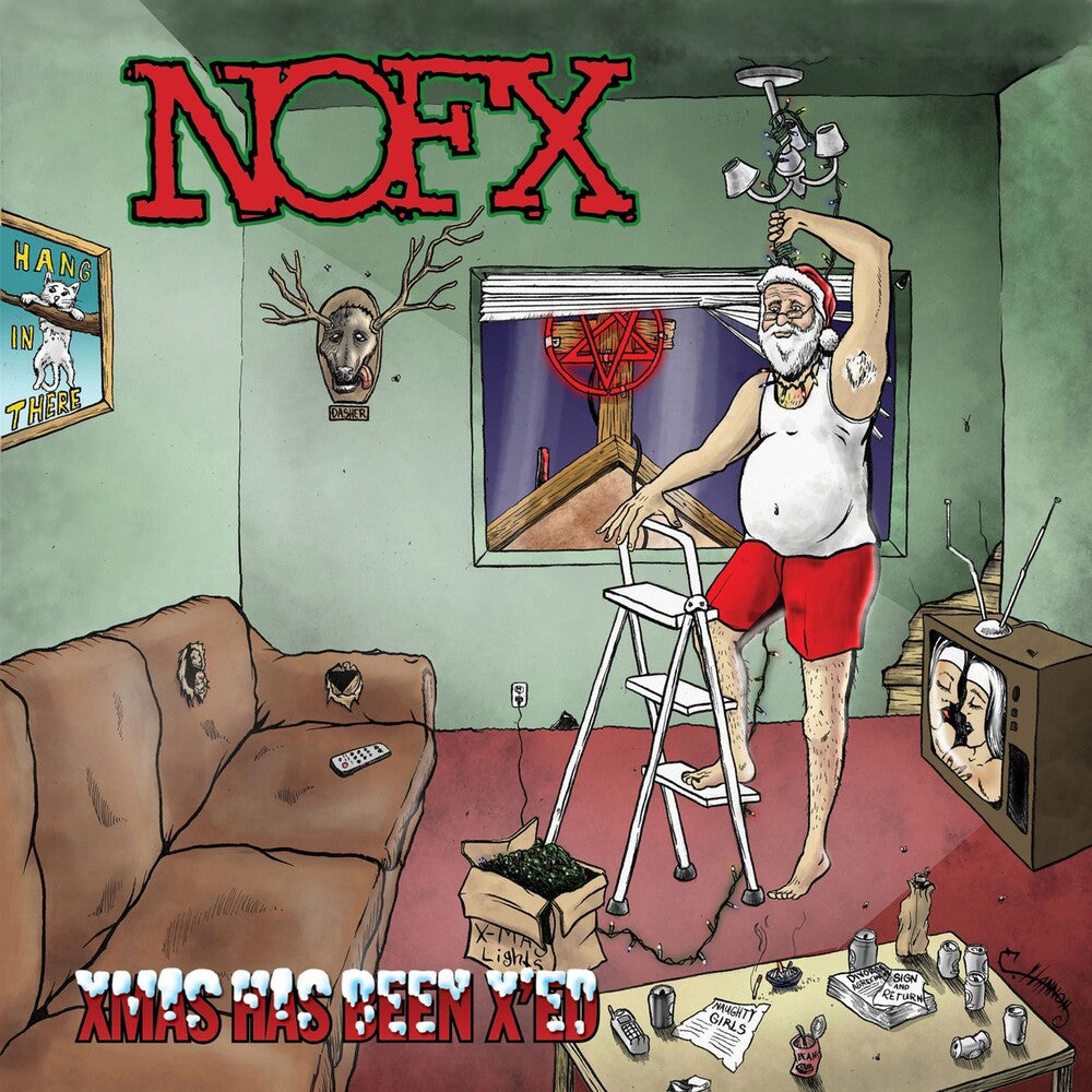 the album cover for NOFX - Xmas Has Been X'ed/New Years Revolution