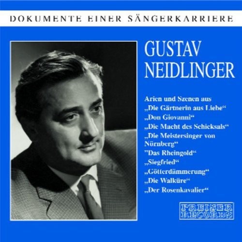 the album cover for Mozart/Verdi/Wagner - Gustav Neidlinger