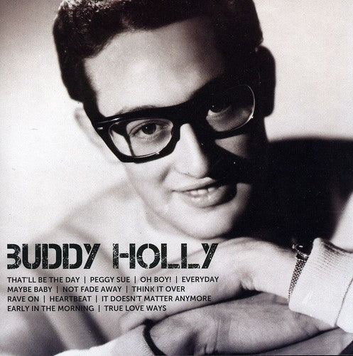 the album cover for Buddy Holly - Icon