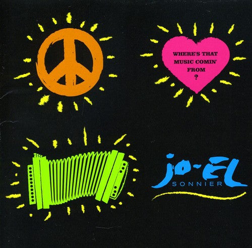 the album cover for Jo Sonnier -El - Where's That Music Coming from