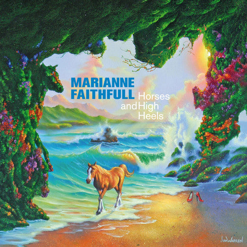 the album cover for Marianne Faithfull - Horses and High Heels