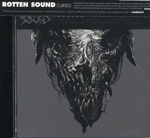 the album cover for Rotten Sound - Cursed