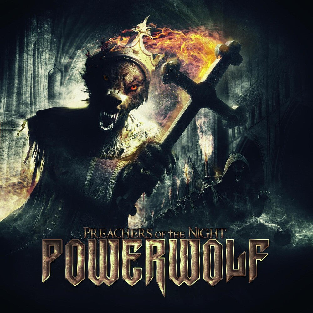 the album cover for Powerwolf - Preachers of the Night