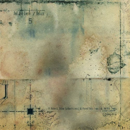 the album cover for Jed & Lucia - Helium/Painted Stairs [Limited Edition] [EP] [White Vinyl]