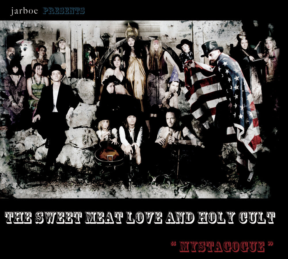 the album cover for Jarboe - The Sweet Meat Love and Holy Cult: Mystagogue
