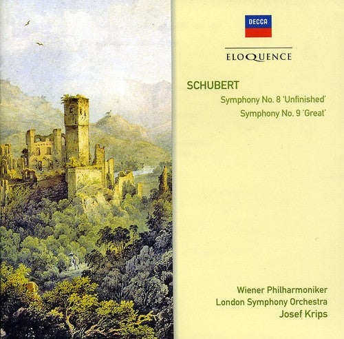 the album cover for Schubert / Krips / London Sym Orch - Schubert: Sym Nos 8 & 9