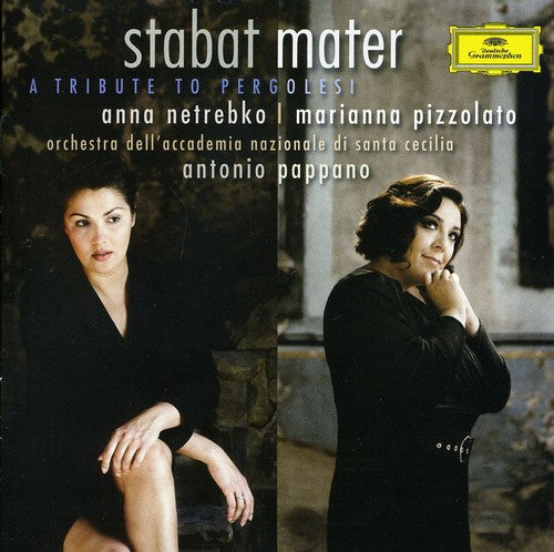 the album cover for Anna Netrebko - Stabat Mater: A Tribute to Pergolesi
