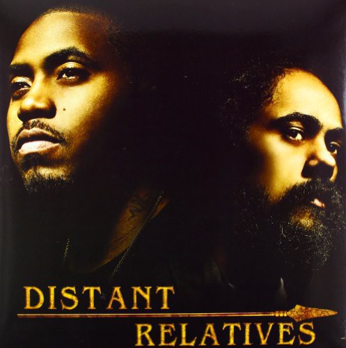 the album cover for Nas & Damian "Jr. Gong" Marley - Distant Relatives [LP]