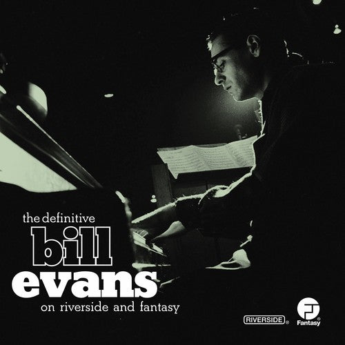 the album cover for Bill Evans - The Definitive Bill Evans On Riverside and Fantasy