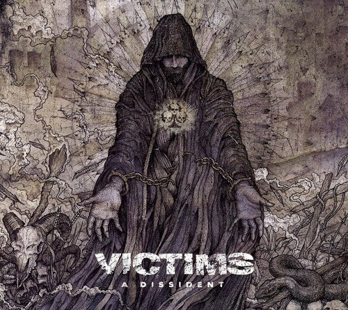 the album cover for Victims - A Dissident