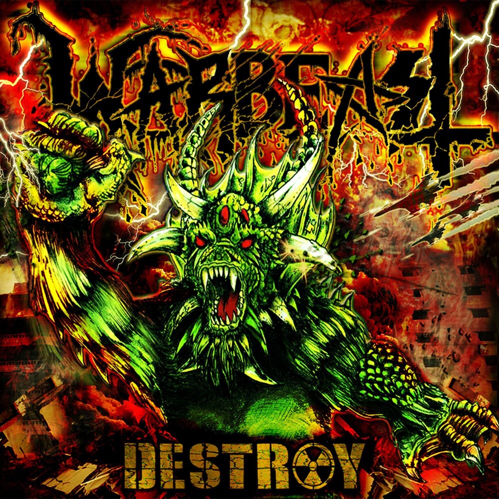 the album cover for Warbeast - Destroy
