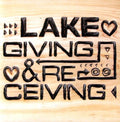 the album cover for Lake - Giving and Receiving