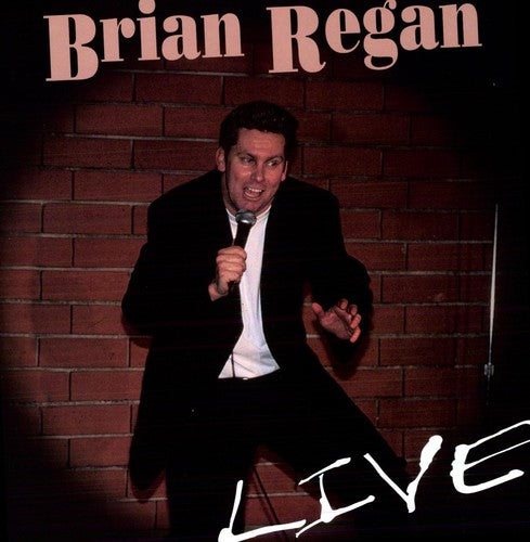the album cover for Brian Regan - Live