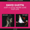 the album cover for David Guetta - Just a Little More Love + Pop Life