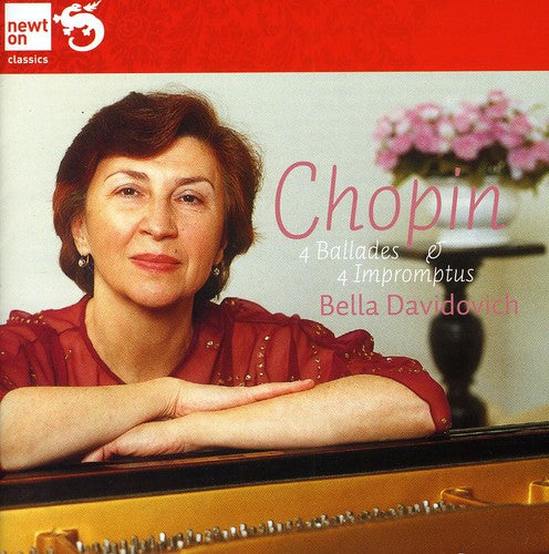 the album cover for F. CHOPIN - 4 Ballades & 4 Impromptus