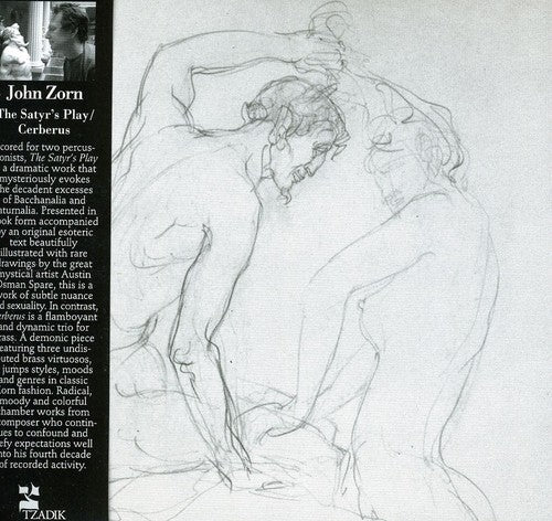 the album cover for John Zorn - Satyros Play / Cerebrus