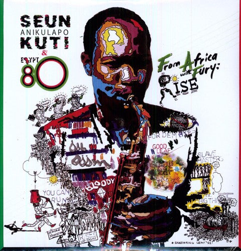 the album cover for Sean Anikulapo Kuti - From Africa With Fury: Rise