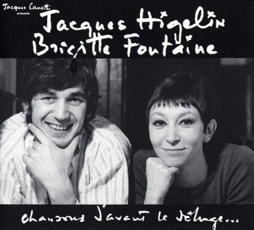 the album cover for Brigitte Fontaine & Higelin - Chansons D'avant Le Deluge