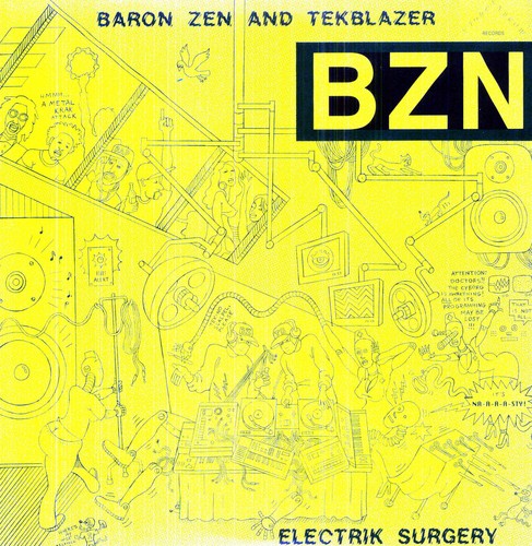the album cover for Baron Zen - Electrik Surgery
