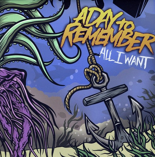 the album cover for A Day To Remember - All I Want [Single] [Colored Vinyl]