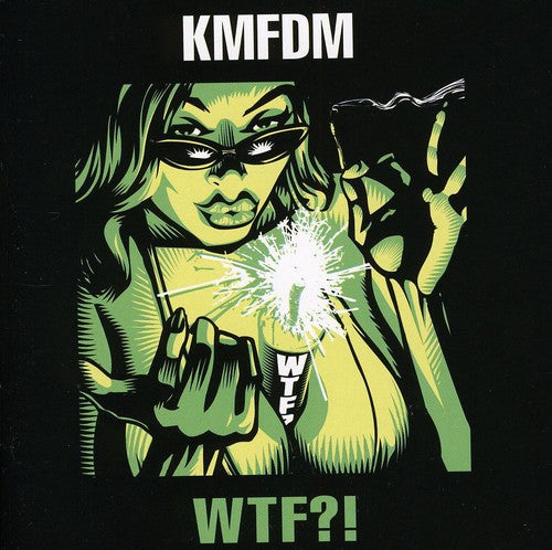 the album cover for KMFDM - WTF?!