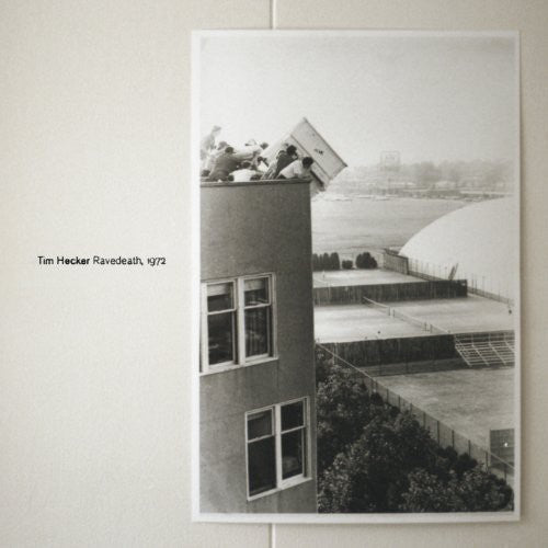 the album cover for Tim Hecker - Ravedeath 1972