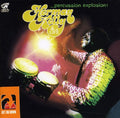 the album cover for Herman Kelly & Life - Percussion Explosion