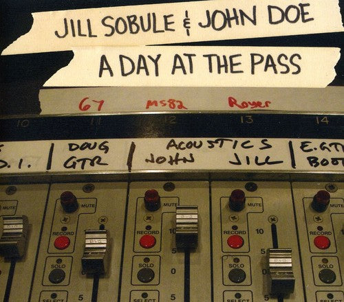 the album cover for John Doe & Jill Sobule - A Day At The Pass
