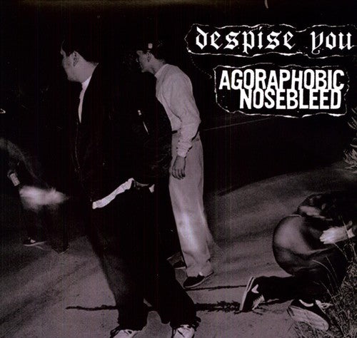 the album cover for Agoraphobic Nosebleed - And On and On