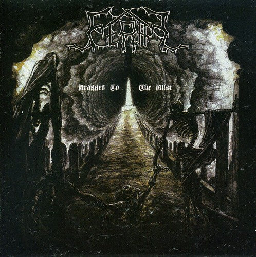 the album cover for Feral - Dragged to the Altar