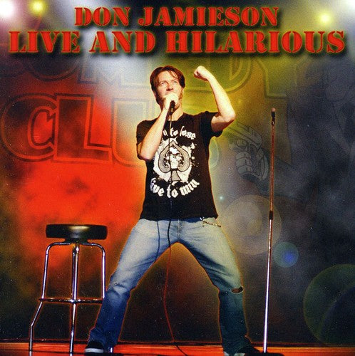the album cover for Don Jamieson - Live and Hilarious