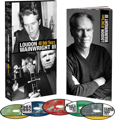 the album cover for Loudon Wainwright III - 40 Odd Years [With DVD] [Box Set]