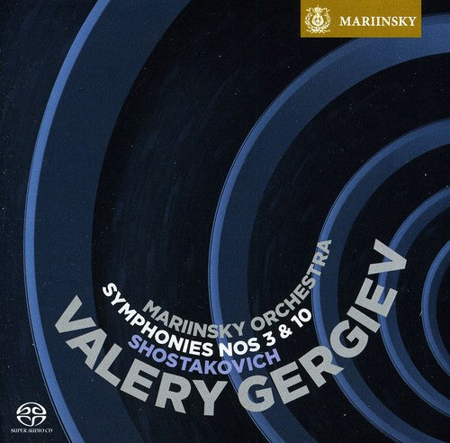 the album cover for Mariinsky Orchestra - Symphonies Nos 3 & 10