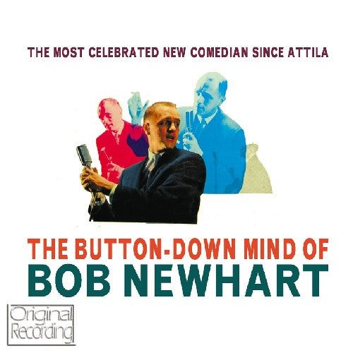 the album cover for Bob Newhart - Button Down Mind Of Bob Newhart [Import]