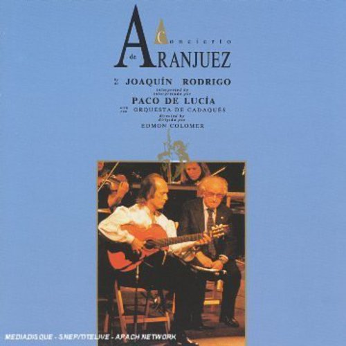 the album cover for Paco De Lucia - Concerto de Aranjuez