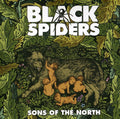 the album cover for Black Spiders - Sons of the North