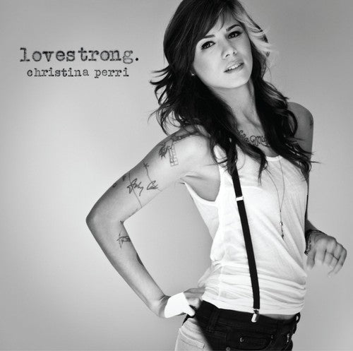the album cover for Christina Perri - Lovestrong.