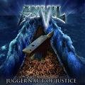the album cover for Anvil - Juggernaut of Justice