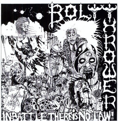 the album cover for Bolt Thrower - In Battle There Is No Law