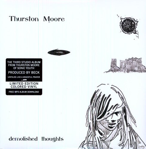 the album cover for Thurston Moore - Demolished Thoughts