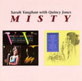 the album cover for Sarah Vaughan - Misty