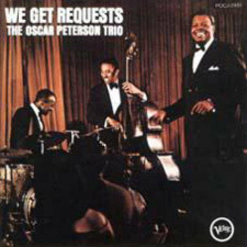 the album cover for The Oscar Peterson Trio - We Get Requests