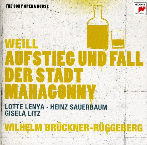 the album cover for Lotte Lenya - Rise & Fall of the City of Mahagonny