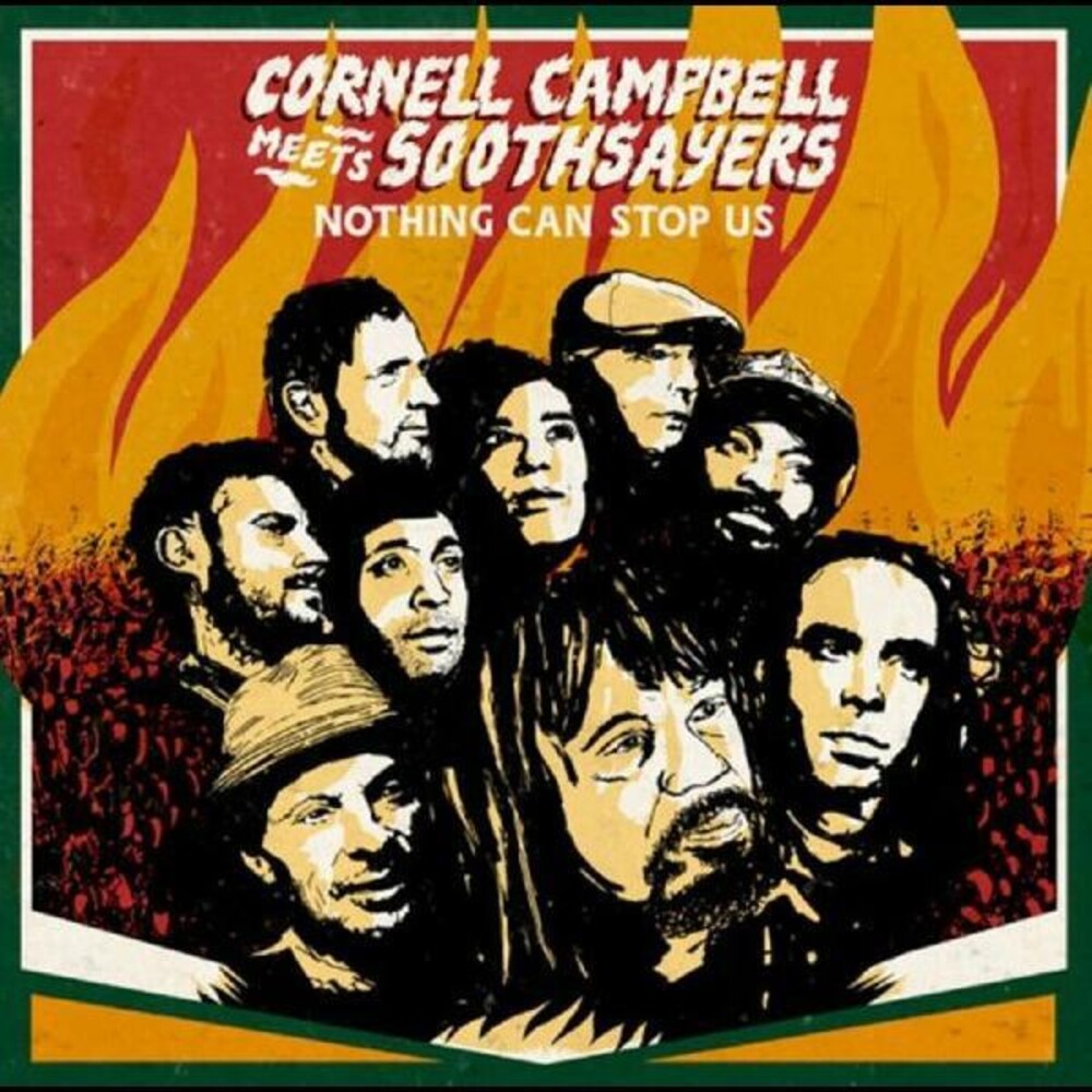 the album cover for Cornell Campbell Meets Soothsayers - Nothing Can Stop Us