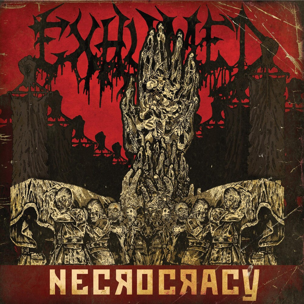 the album cover for Exhumed - Necrocracy
