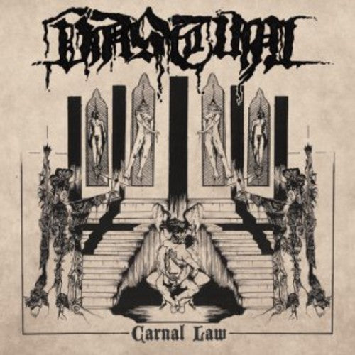 the album cover for Vastum - Carnal Law