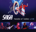 the album cover for Saga - Heads Or Tales: Live [Import]