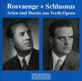 the album cover for HELGE ROSVAENGE - Arias & Duets By Verdi