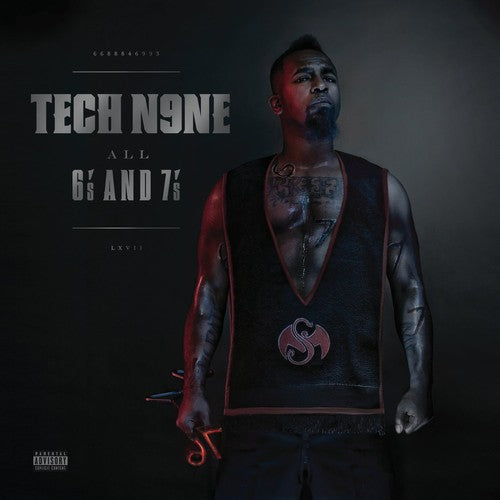 the album cover for Tech N9ne - All 6's and 7's